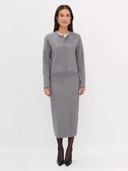 Вязаная юбка-карандаш с люрексом SAVAGE 1949₽