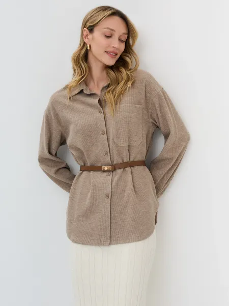 Фактурная теплая рубашка SAVAGE 4199₽