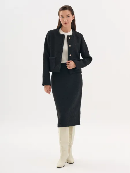 Юбка-карандаш из буклированной ткани SAVAGE 3399₽