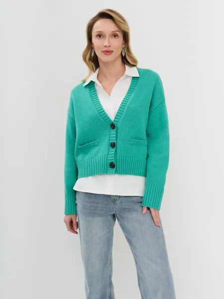 Яркий кардиган из хлопка SAVAGE 2999₽