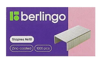 Скобы №10 1000шт к/к, Berlingo