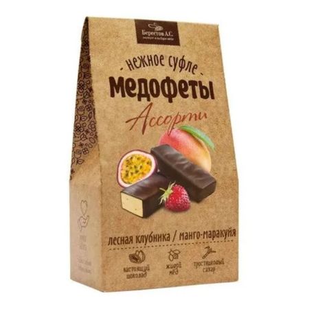 Конфеты Частные пасеки Берестова манго, маракуйя, клубника 150 г