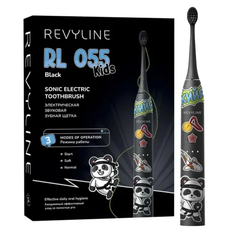 Электрическая зубная щетка Revyline RL 055 Черная 3290₽
