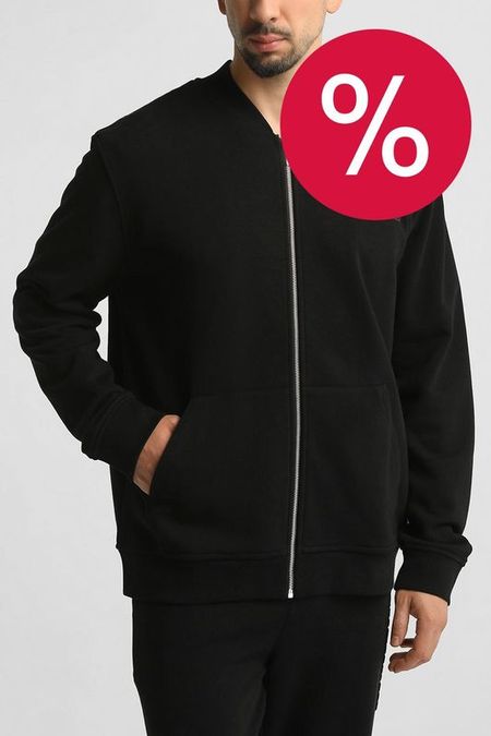 Толстовка хлопковая на молнии с логотипом Karl Lagerfeld 19790₽