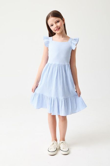 Сарафан с оборками в мелкую клетку Smena 1515₽