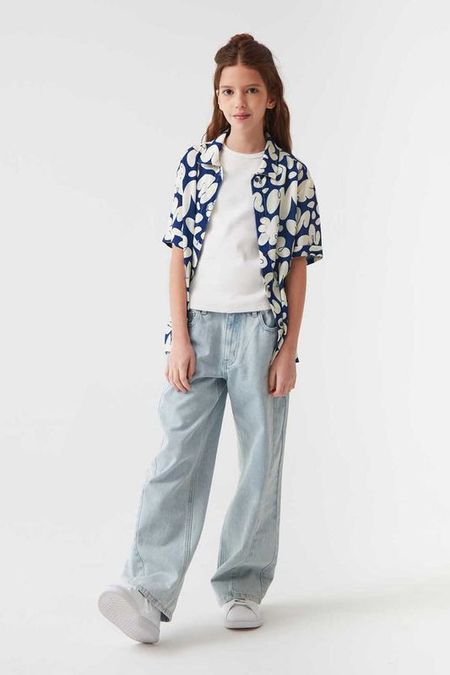 Рубашка хлопковая с коротким рукавом Smena 1057₽