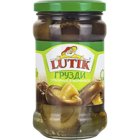 Грузди отборные Lutik в маринаде 314 мл