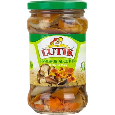 Грибное ассорти Lutik в маринаде 314 мл