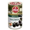 Оливки чёрные ITLV с косточкой 350 г