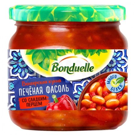 Фасоль со сладким перцем Bonduelle 350 мл