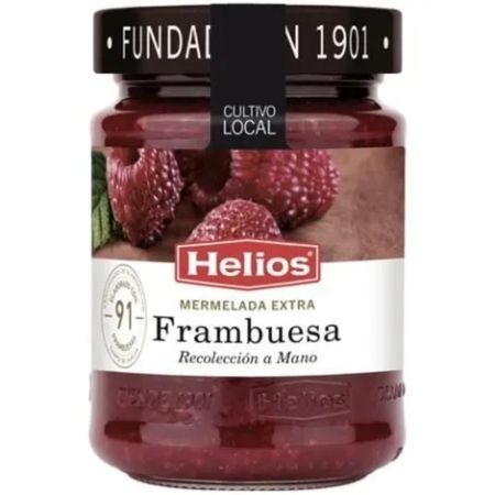 Конфитюр Helios Extra малиновый стеклянная банка 340 г