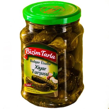 Огурцы солёные Bizim Tarla по болгарский 670 г