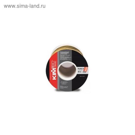 Уплотнитель KimTec d=14×12 бухта 40 м белый 04-14-52, бухта 40 м