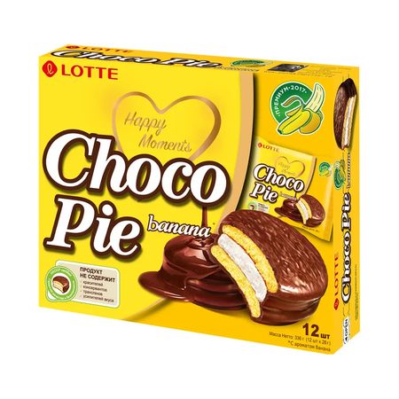 Печенье Orion Choco-Pie Банан, 336 г