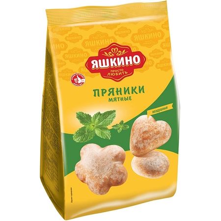 Пряники Яшкино Мятные, 350 г