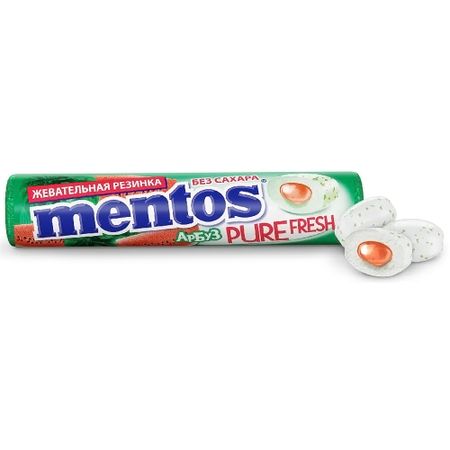 Жевательная резинка Mentos Pure Fresh Арбуз, 15,5 г