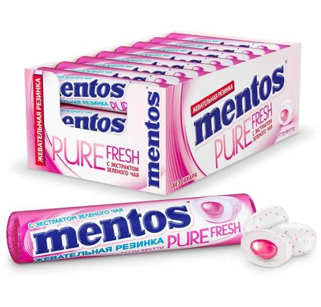 Жевательная резинка Mentos со вкусом Тутти-Фрутти, 15,5 г