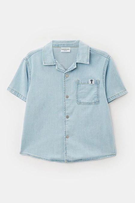 Рубашка джинсовая с коротким рукавом Balabala 2750₽