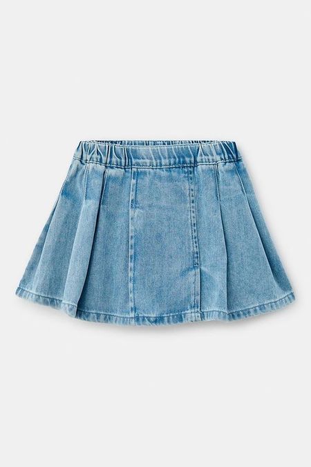 Юбка джинсовая на эластичном поясе в складку Balabala 2300₽