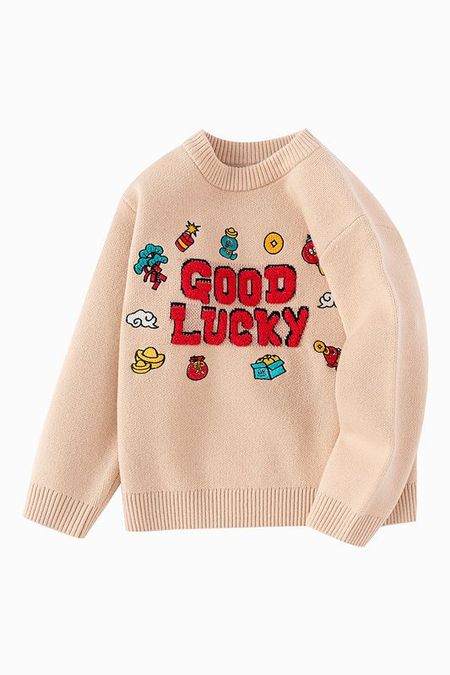 Джемпер вязаный с принтом Balabala