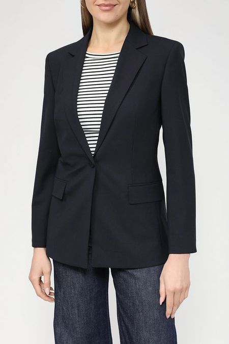 Однобортный пиджак с добавлением шерсти HUGO 20488₽