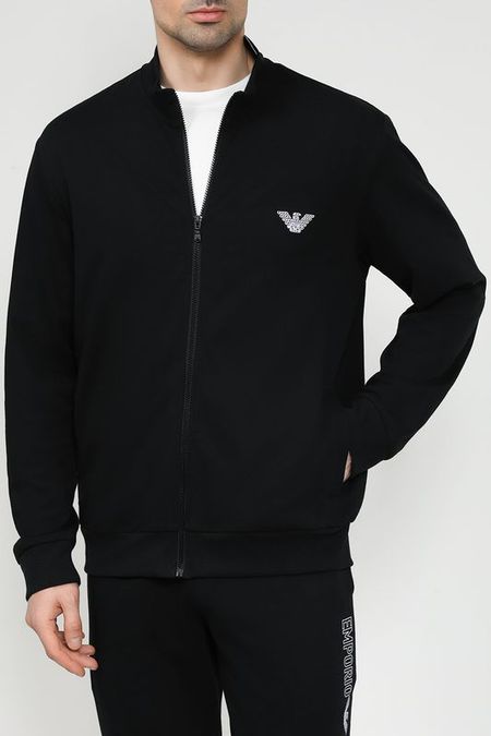 Толстовка хлопковая на молнии EMPORIO ARMANI 10000₽