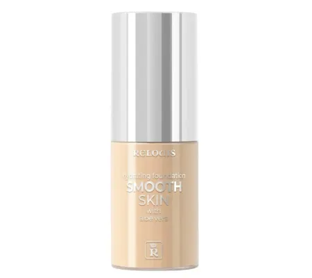 Крем тональный Smooth Skin увлажняющий с алоэ вера тон:02 натуральный бежевый