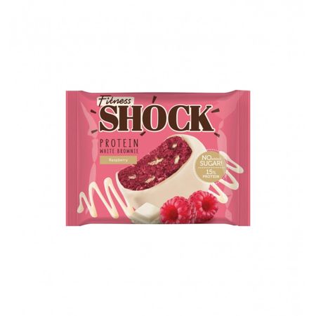 Пирожное FitnesShock брауни малиновое 50 г