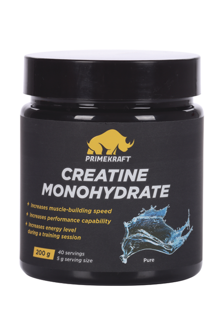 Креатин Prime Kraft Monohydrate без вкуса, 200 г, (4680613380421)