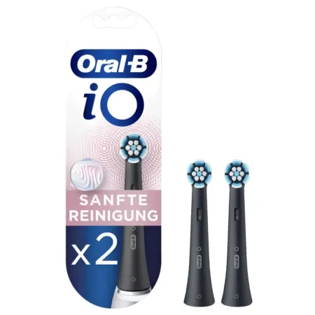 Комплект насадок Oral-B Braun Oral-B iO Gentle Care Черные 2 шт 1890₽