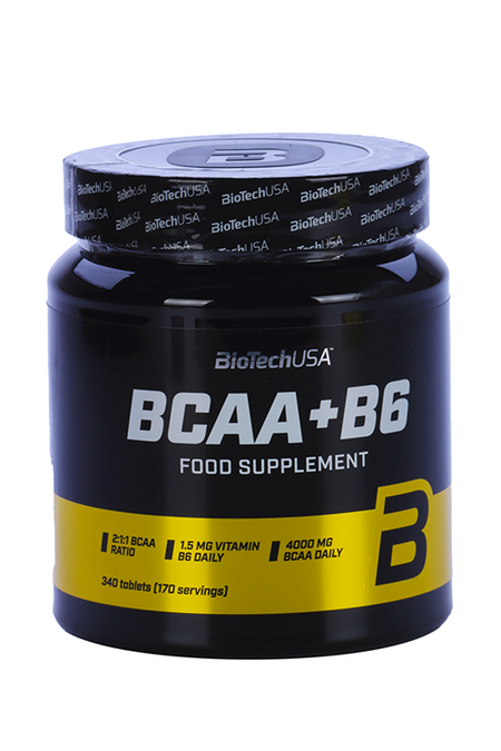 Аминокислоты BioTechUSA BCAA+B6, 340 шт, таблетки