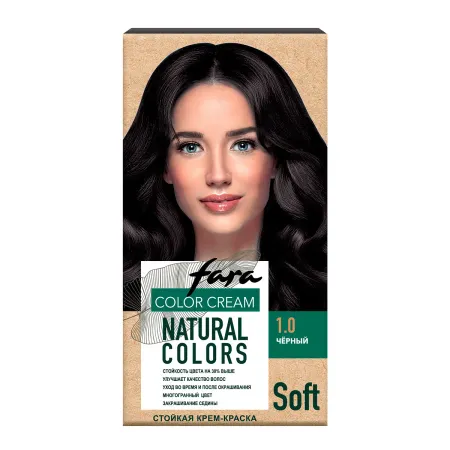 Краска для волос " Natural Colors Soft" 301 - Черный