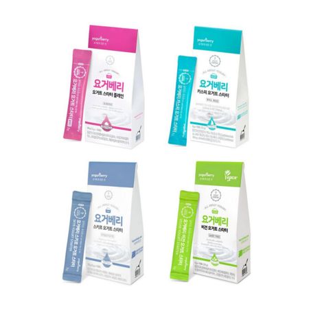 [Yogurberry] Йогуртовый порошок без сахара 2 г x 10 стиков (4 вида) Plain 10p