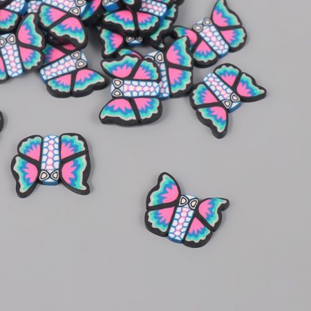 Декор для творчества PVC "Голубые бабочки" набор 20 гр 0,3х1,7х1,9 см