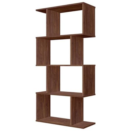 Стеллаж Polini Home Smart фигурный, 4 секции, цвет винтаж купить недорого