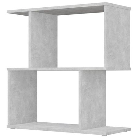 Стеллаж Polini Home Smart фигурный, 2 секции, цвет бетон купить недорого