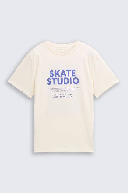 Футболка хлопковая с принтом TOM TAILOR 824₽