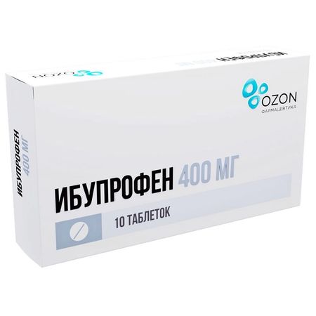Ибупрофен Таб.п.п.о.400Мг №10