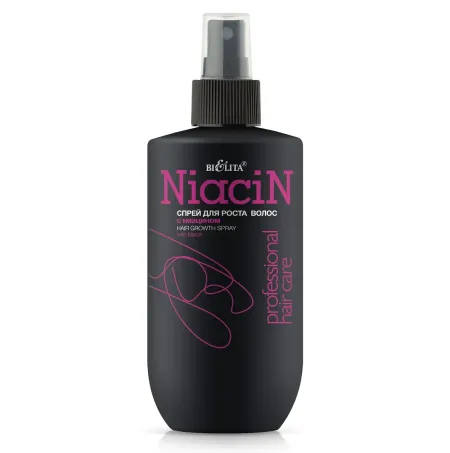 Спрей для роста волос с ниацином 240 мл.(с распылителем) Про.линия HAIR CARE