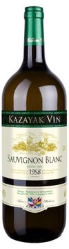 Вино Kazayak Vin Sauvignon Blanc белое сухое Молдова, 1,5 л