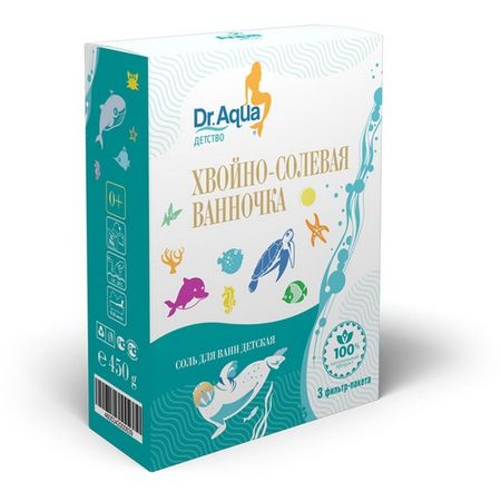 Др.аква Соль Д/Ванн Хвойная-Солевая Детская 450Г