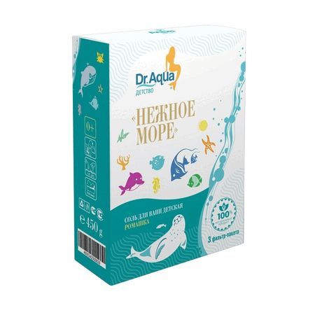 Др.аква Нежное Море Соль Д/Ванн Детская Ромашка 450Г