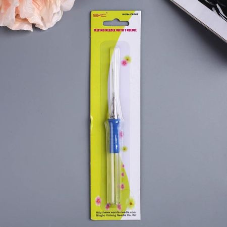 Игла для валяния 13,6х0,8 см., 20,8х5х0,1 см