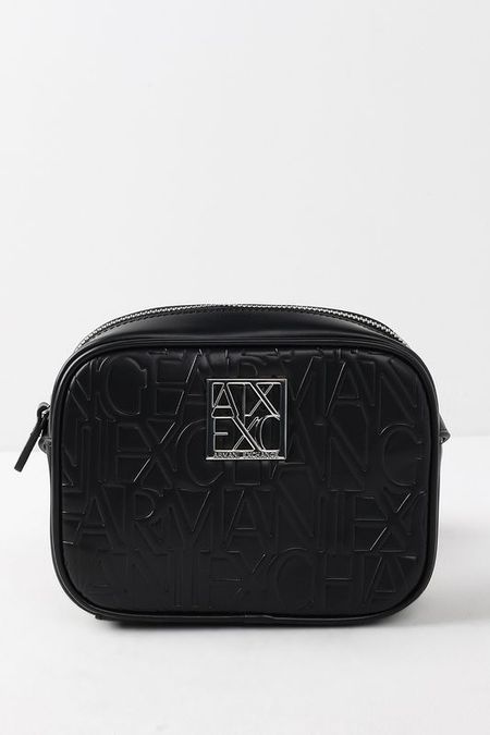 Сумка кросс-боди с тиснением логотипа Exchange Armani