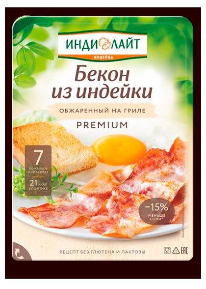 Бекон из индейки ИндиЛайт, 120 г