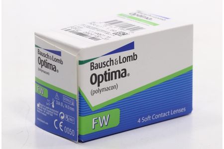Линзы Bausch+Lomb Optima FW контактные R 8.7 (диоптрия -1,5), 4 шт