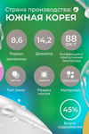 Линзы ILLUSION Geo art magic контактные серые 1 месяц, - 0.00/14.2/8.6/2 шт