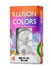 Линзы ILLUSION colors Rio FC 01 контактные белое бельмо 3 месяца - 0.00/14.0/8.6/2 шт