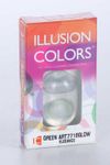 Линзы ILLUSION colors el GREEN GLOW контактные - 0.00/14.0/8.6/ 2 шт