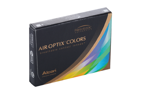 Линзы Alcon Air Optix Colors контакт цвет ежемес (диоптрия -0,00), 2 шт, Синий